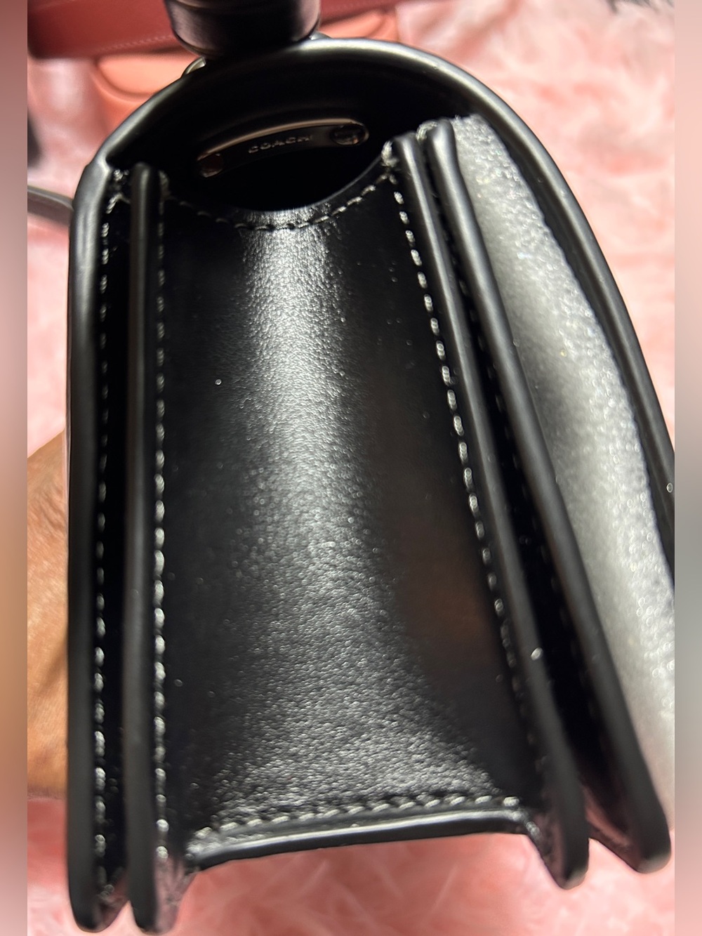 COACH Bandit Crossbody/Black-Silver - Picture 5 of 12